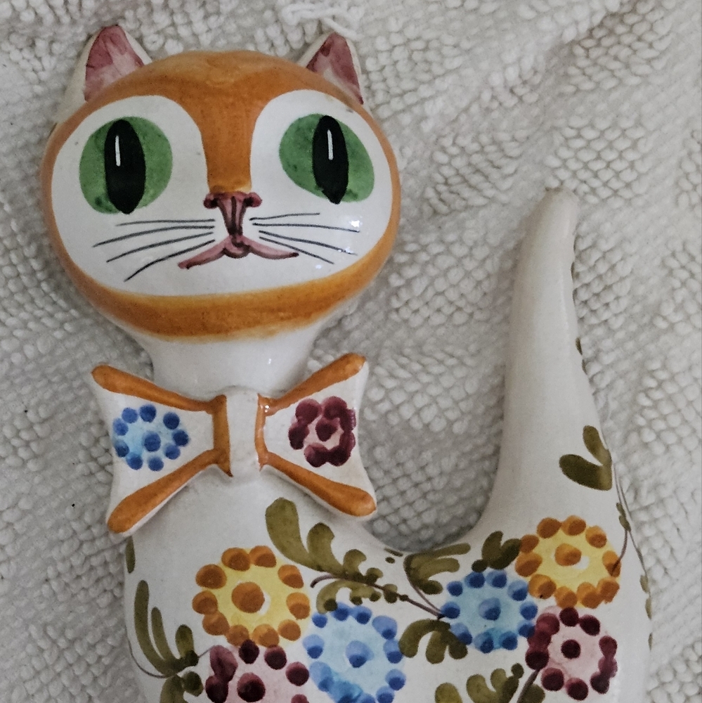 Decorative Ceramic Cat Kitty Accent Deco
